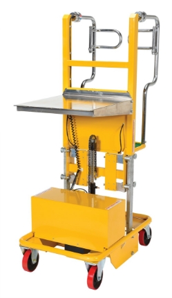 Steel Electric Lift Manual Drive Order Picker 440 Lb. Capacity 