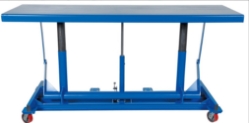 Steel Ergonomic Long Deck Cart 96 In. x 30-1/4 In. x 31 In. 4,000 Lb. Capacity 