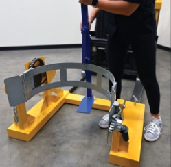 Steel Fiber & Plastic Drum Adapter Carrier/Rotator For 30 Gallon and 55 Gallon Drums