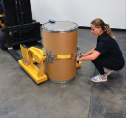 Steel Fiber & Plastic Drum Adapter Carrier/Rotator For 30 Gallon and 55 Gallon Drums