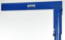 Steel Floor Mounted Jib 80 In. I-Beam 2000 Lb. Capacity