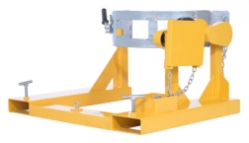 Steel Fork Truck Drum Carrier/Rotator For Steel Drums 55 Gallon 1500 Lb. Capacity