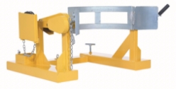 Steel Fork Truck Drum Carrier/Rotator For Steel Drums 55 Gallon 1500 Lb. Capacity