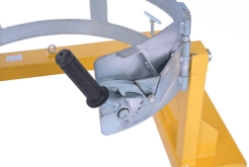 Steel Fork Truck Drum Carrier/Rotator For Steel Drums 55 Gallon 1500 Lb. Capacity