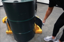 Steel Fork Truck Drum Carrier/Rotator For Steel Drums 55 Gallon 1500 Lb. Capacity