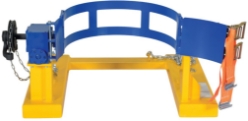Steel Fork Truck Drum Carrier/Rotator For Steel Drums 55 Gallon 2000 Lb. Capacity