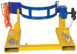 Steel Fork Truck Drum Carrier/Rotator For Steel Drums 55 Gallon 2000 Lb. Capacity