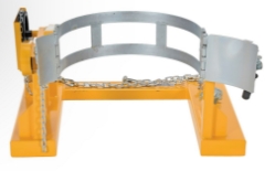 Steel Fork Truck Drum Carrier/Rotator For Steel Drums 55 Gallon 800 Lb. Capacity