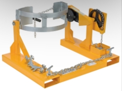Steel Fork Truck Drum Carrier/Rotator For Steel Drums 55 Gallon 800 Lb. Capacity - DCR-205-8