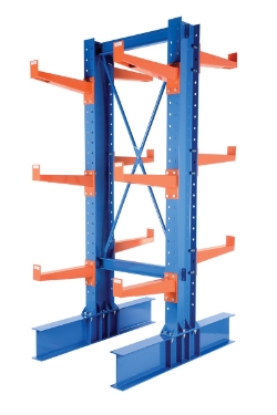 Steel Heavy Duty Cantilever Rack Kit with 36 In. Arm Set 64,000 Lb. Capacity