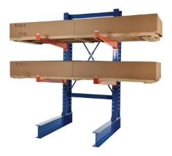 Steel Heavy Duty Cantilever Rack Kit with 36 In. Arms 8 Ft. Set 32,000 Lb. Capacity