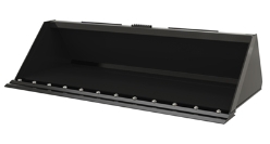 Steel Heavy Duty Low Profile Skid Steer Bucket 72 In. 