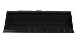 Steel Heavy Duty Low Profile Skid Steer Bucket 72 In. 