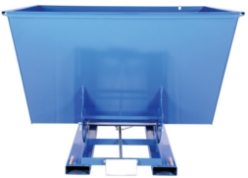 Steel Heavy Duty Self Dumping Hopper 2-1/2 Cubic Yard 6000 Lb. Capacity