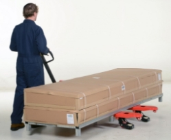 Steel Heavy Duty Side Winder Pallet Truck 3,000 Lb. Capacity