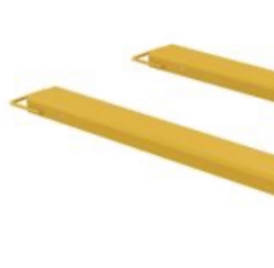 Steel high strength fork extensions 6 x 96 inch 4000 lb capacity powder coated with handle