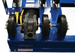 Steel Horizontal Drum Roller Mixer 37-3/8 In. x 27-1/2 In. x 12-1/4 In. 1000 Lb. Capacity 
