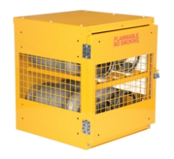 Steel Knockdown Horizontal Cylinder Cabinet 32 In. x 30 In. x 35-1/4 In. 4 Cylinder Capacity 