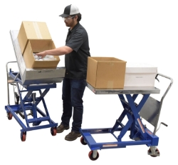 Steel Lift and Tilt Carts with Sequence Select 22 In. x 33-1/2 In. 1000 Lb. Capacity