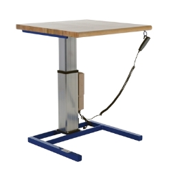 Steel Linear Actuated Adjustable Height Workstation 36 In. x 36 In. x 29-1/8 In. 500 Lb. Capacity 