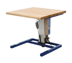 Steel Linear Actuated Adjustable Height Workstation 36 In. x 36 In. x 29-1/8 In. 500 Lb. Capacity 