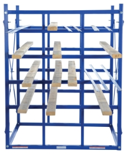 Steel Long Bar Pigeon Hole Rack 48 In. x 48-1/2 In. x 60 In. 7700 Lb. Capacity