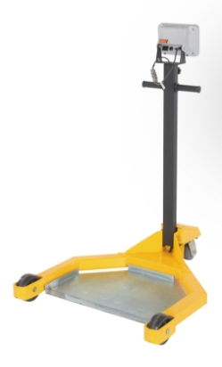 Steel Low Profile Drum Dolly with Scale 38-1/2 In. x 31-1/2 In. x 49-1/4 In. 800 Lb. Capacity