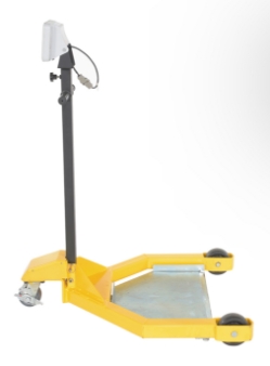Steel Low Profile Drum Dolly with Scale 38-1/2 In. x 31-1/2 In. x 49-1/4 In. 800 Lb. Capacity