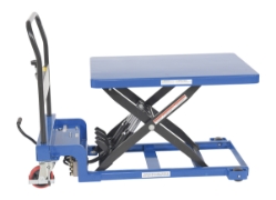 Steel Low Profile Scissor Carts with Auto Shift 23-5/8 In. x 35-1/2 In. 900 Lb. Capacity 
