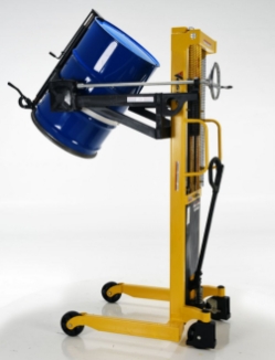 Steel Manual Drum Lifter/Rotator/Transporter 52 In. x 33 In. x 85-7/16 In. 550 Lb. Capacity 