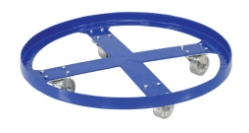 Steel overpack drum dolly low profile 1200 lb capacity for containment drums