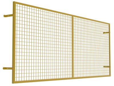Steel Pallet Rack Back Guard 7-3/8 In. x 122-13/16 In. x 48-1/2 In. 