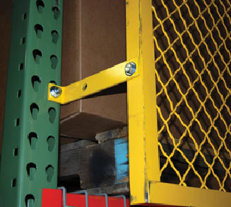 Steel Pallet Rack Back Guard 7-3/8 In. x 122-13/16 In. x 48-1/2 In. 