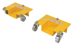  Steel Pallet Rack Lifting Dollies (2 Quantity) 17-7/16 In. x 14-3/8 In. x 5 In. 1000 Lb. Capacity
