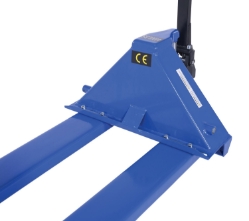 Steel Pallet Truck 48 In. Long 21 In. -27 In. Adjustable Width Forks 4,400 Lb. Capacity