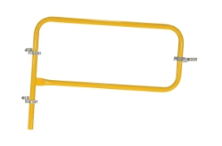 Steel Pipe Safety Railing Gate P-Shaped 36 In. x 36 In. 