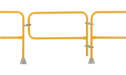 Steel Pipe Safety Railing Gate-P Shaped 48 In. x 36 In.