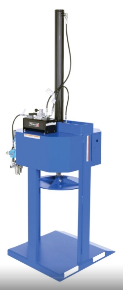 Steel Pneumatic Trash Compactor 55 Gallon 68 PSI Compaction Force