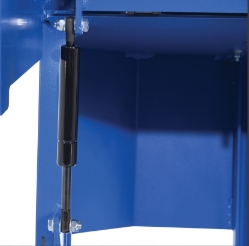 Steel Pneumatic Trash Compactor 55 Gallon 68 PSI Compaction Force