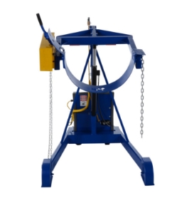 Steel Portable DC Powered Hydraulic Drum Carrier, Rotator and Boom 59-11/16 In. Lift Height 800 Lb. Capacity