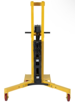 Steel ergonomic drum truck with built-in scale 900 lb capacity for 55 gallon drums