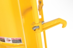Steel Portable Hydraulic Drum Dumper 60 In. Dump Height 1,000 Lb. Capacity