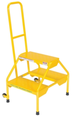 Steel Portable Two-Step Rolling Perforated 23-1/2 In. x 20-9/16 In. x 42 In. 300 Lb. Capacity