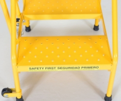 Steel Portable Two-Step Rolling Perforated 23-1/2 In. x 20-9/16 In. x 42 In. 300 Lb. Capacity