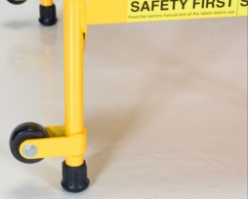 Steel Portable Two-Step Rolling Perforated 23-1/2 In. x 20-9/16 In. x 42 In. 300 Lb. Capacity