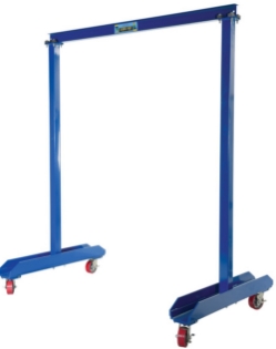 Steel Portable Work Area Gantry Crane 80-1/2 In. x 47-3/4 In. x 94 In. 2,000 Lb. Capacity