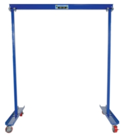 Steel Portable Work Area Gantry Crane 80-3/4 In. x 47-3/4 In. x 94 In. 300 Lb. Capacity