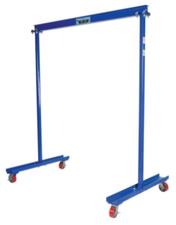 Steel Portable Work Area Gantry Crane 80-3/4 In. x 47-3/4 In. x 94 In. 300 Lb. Capacity