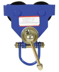 Steel Quick Install Manual Trolley 6-3/4 In. x 11-3/4 In. x 10-1/4 In. 600 Lb. Capacity
