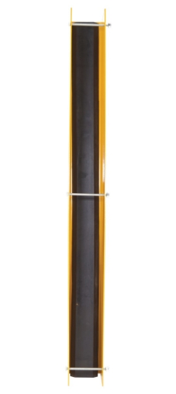 Steel Rack Guard With Rubber Bumper Insert 4-7/8 In. x 3-3/8 In. x 36 I